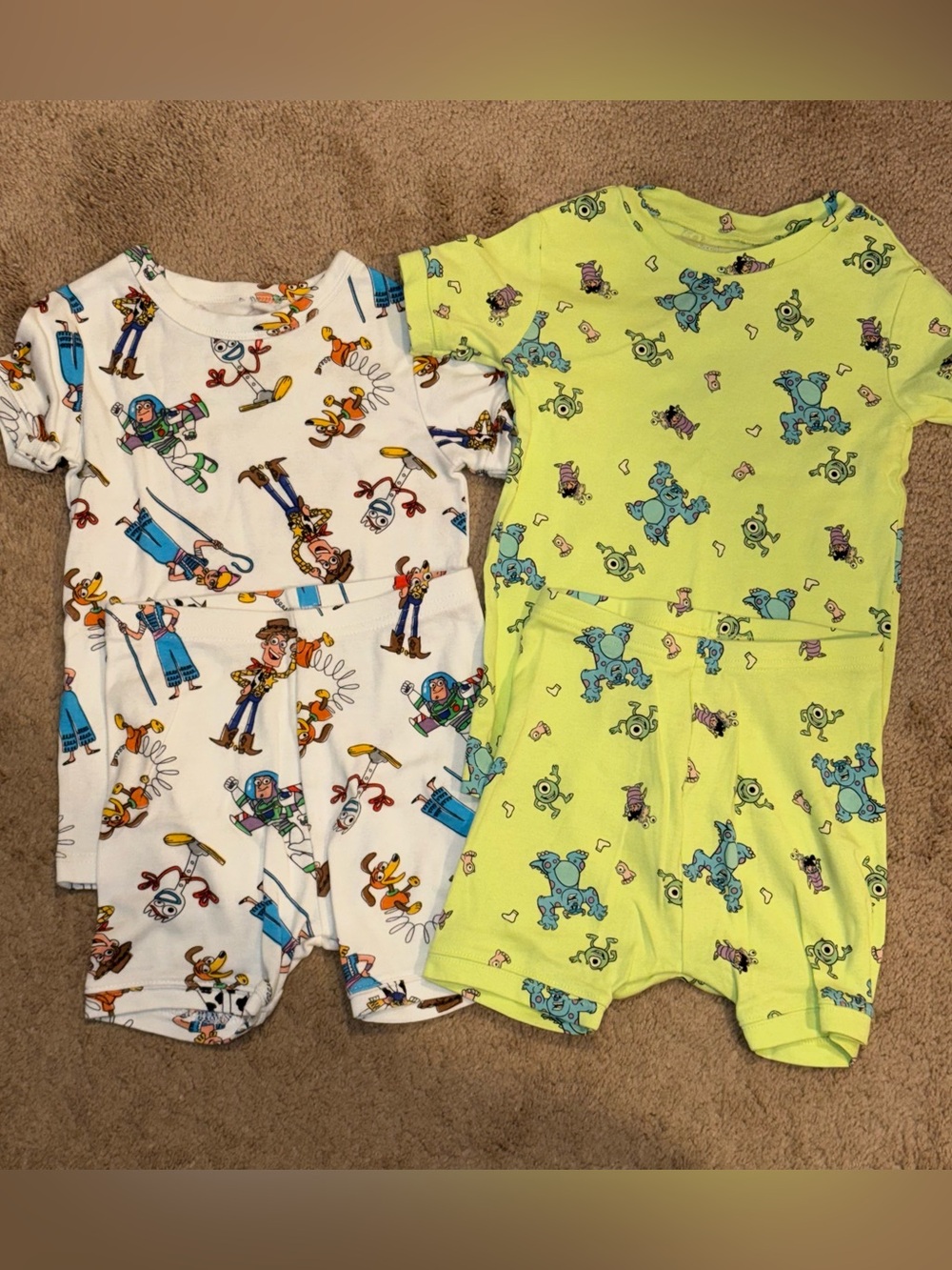 Bundle of 2 Toddler Pajama Sets - Size 6 Years